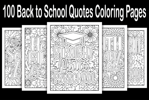 100 Back to School Quotes Coloring Pages