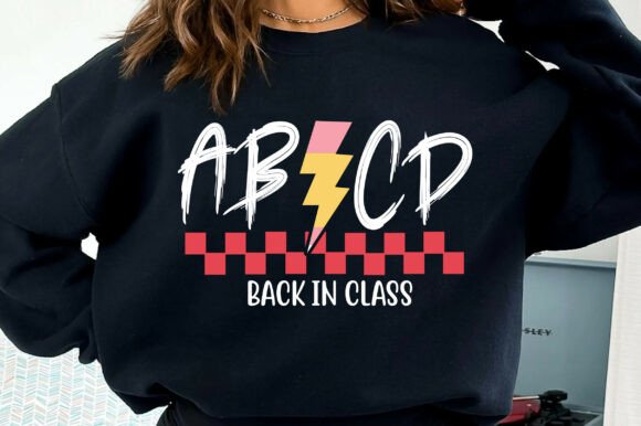 ABCD Back in Class SVG, Back to School Graphics
