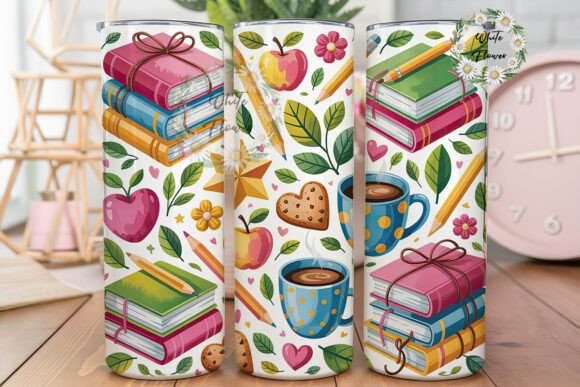 Back to School Elements Tumbler Wraps & Graphics