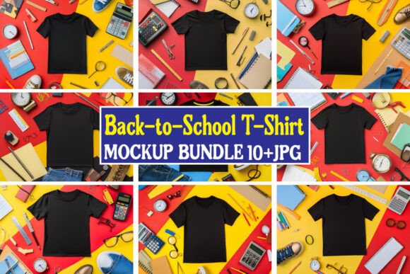 Back-to-School Free Mockup Bundle 13 Graphics