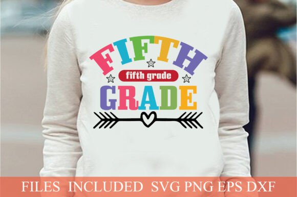 Fifth Grade SVG, Back to School Svg, 5th