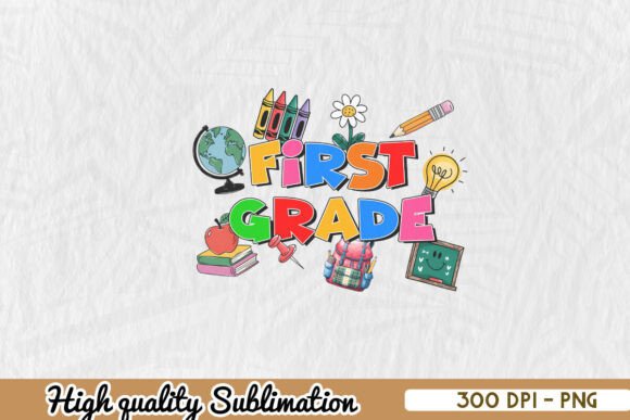First Grade 1st Grade Back to School PNG