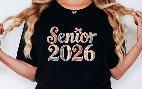 Floral Senior 2026 Back to School Shirt