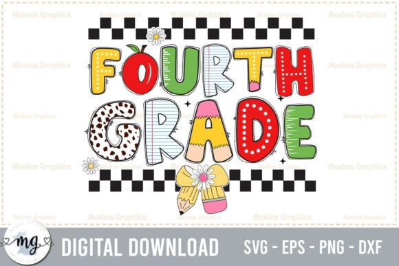 Fourth Grade - Back to School SVG