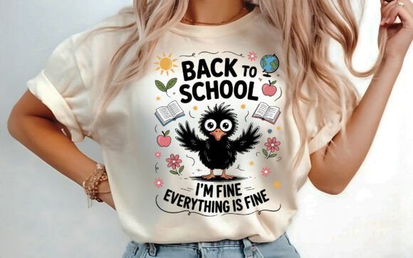Funny Back to School I'm Fine Shirt SVG