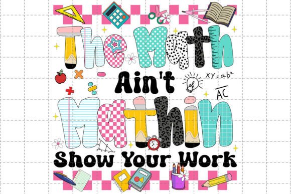 Math Teacher PNG, Back to School Png
