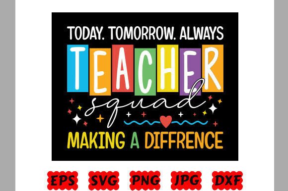 Teacher Squad Png, Back to School Png