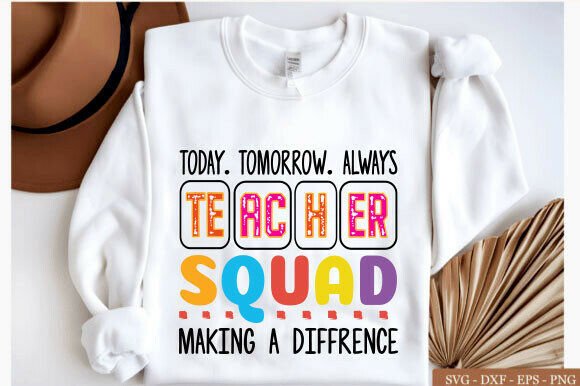 Teacher Squad PNG, Back to School SVG